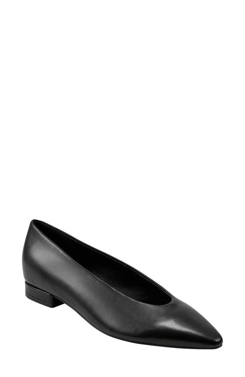 Shop Marc Fisher Ltd Gunner Pointed Toe Flat In Black