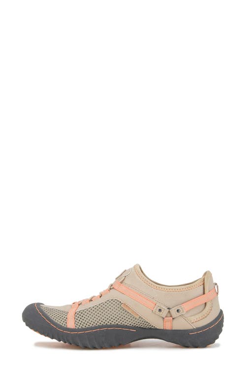 Shop Jbu By Jambu Tahoe Water Ready Sneaker In Light Tan/coral