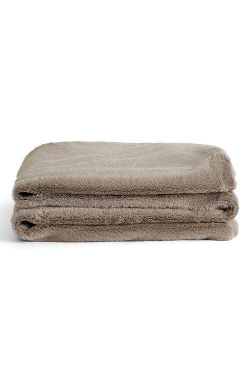 UnHide Lil' Marsh Small Plush Blanket in Taupe Ducky