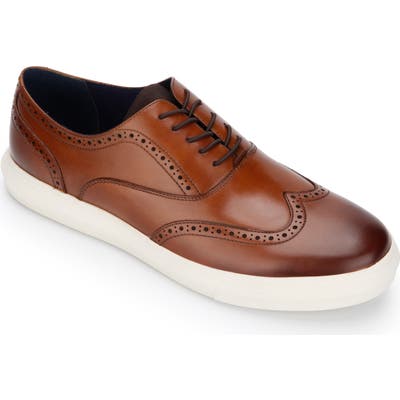Kenneth Cole Reaction Reem Wingtip Sneaker, Brown