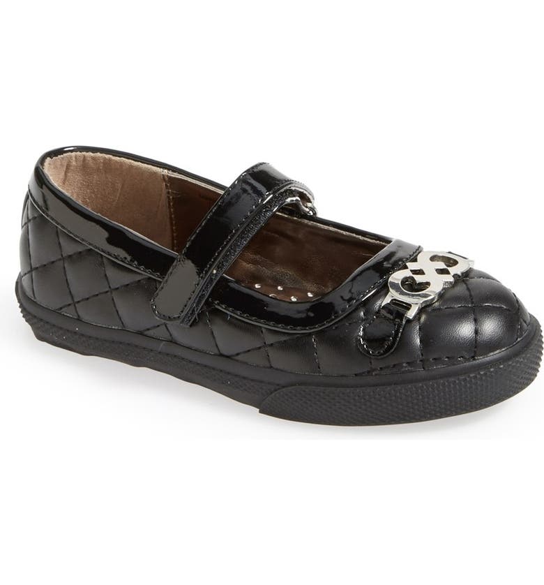 Cole Haan 'Sabrina' Mary Jane Quilted Flat (Toddler) | Nordstrom
