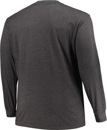 Baltimore Ravens Profile Big & Tall Throwback Long Sleeve T-Shirt