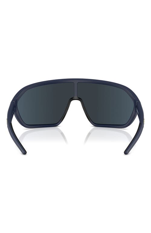 Scuderia Ferrari 42mm Mirrored Pillow Sunglasses In Matte Blue