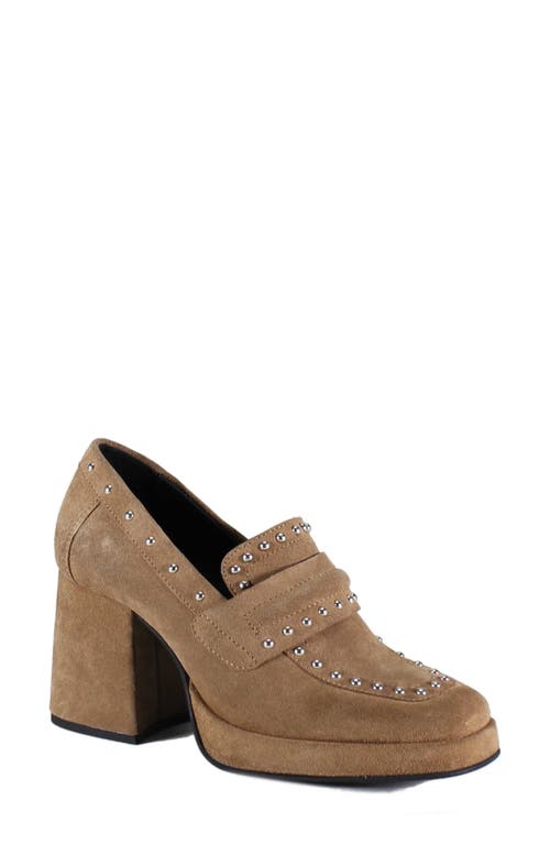 Shop Diba True Song Notes Platform Pump In Camel