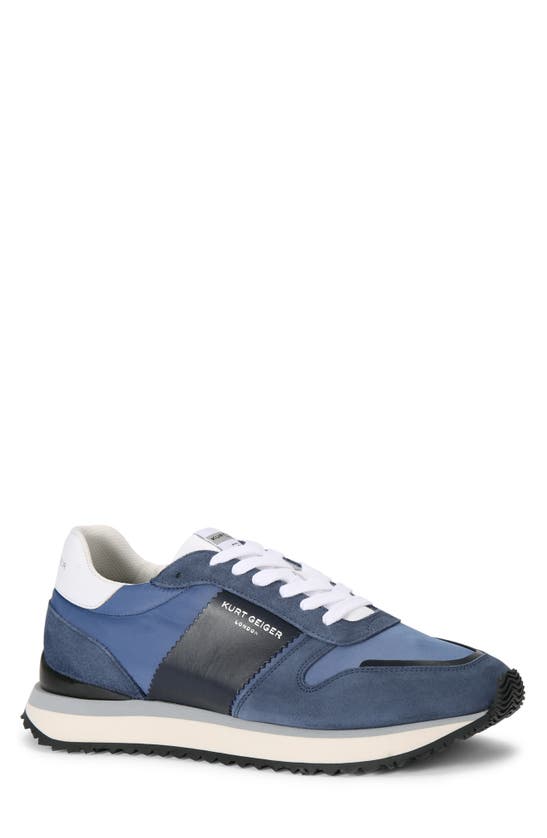 Shop Kurt Geiger London Diego Sneaker In Blue