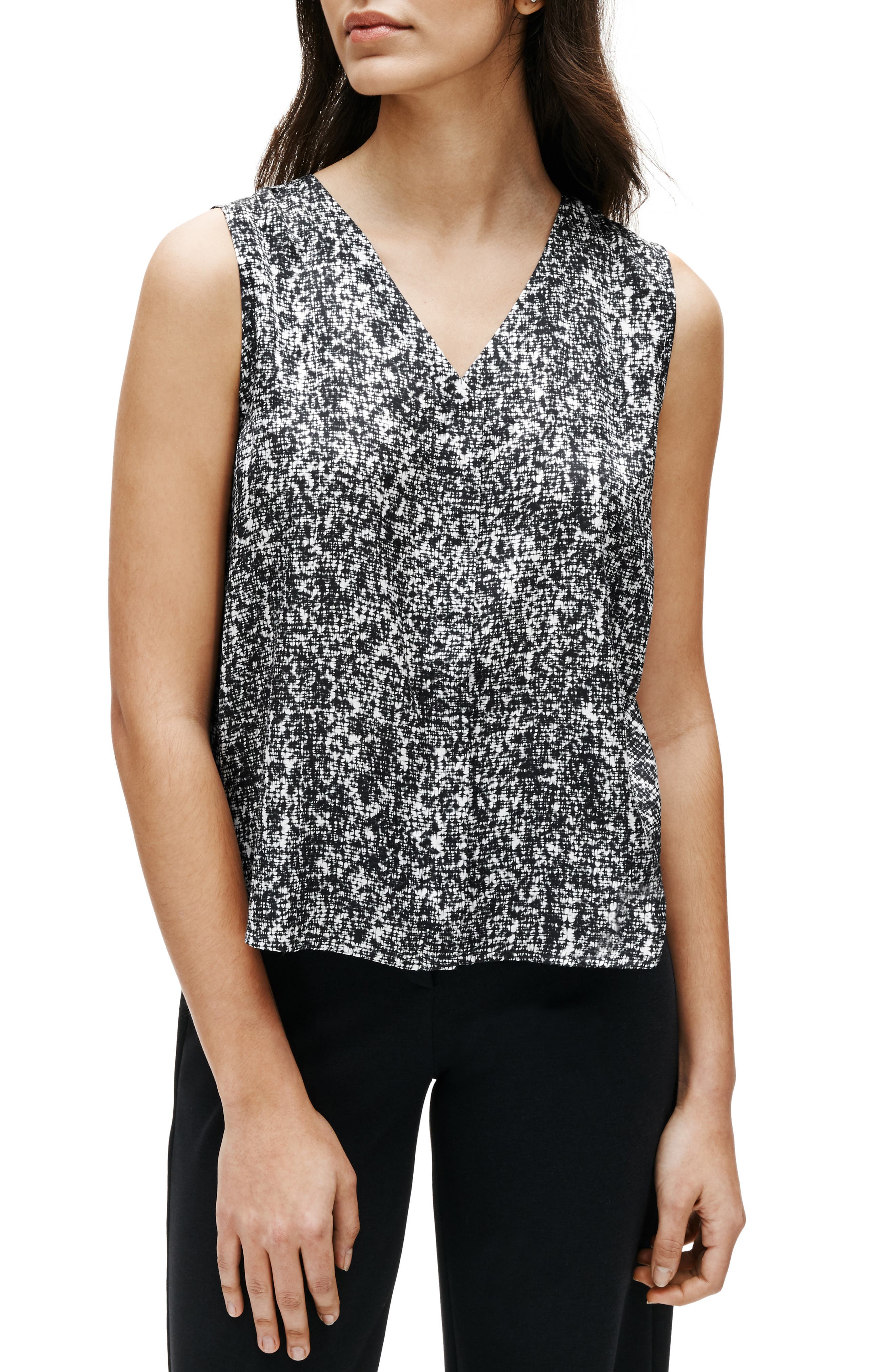 eileen fisher sleeveless tops