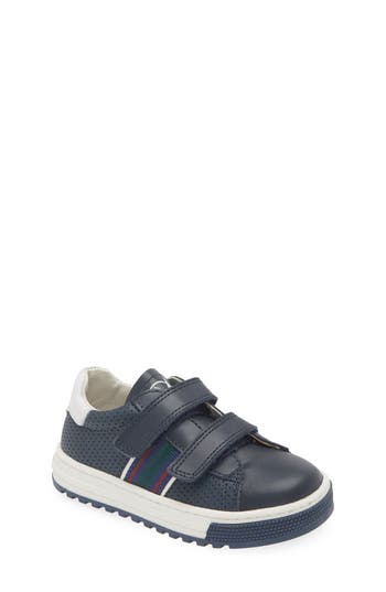 Naturino Kids' Leather Sneaker In Blue