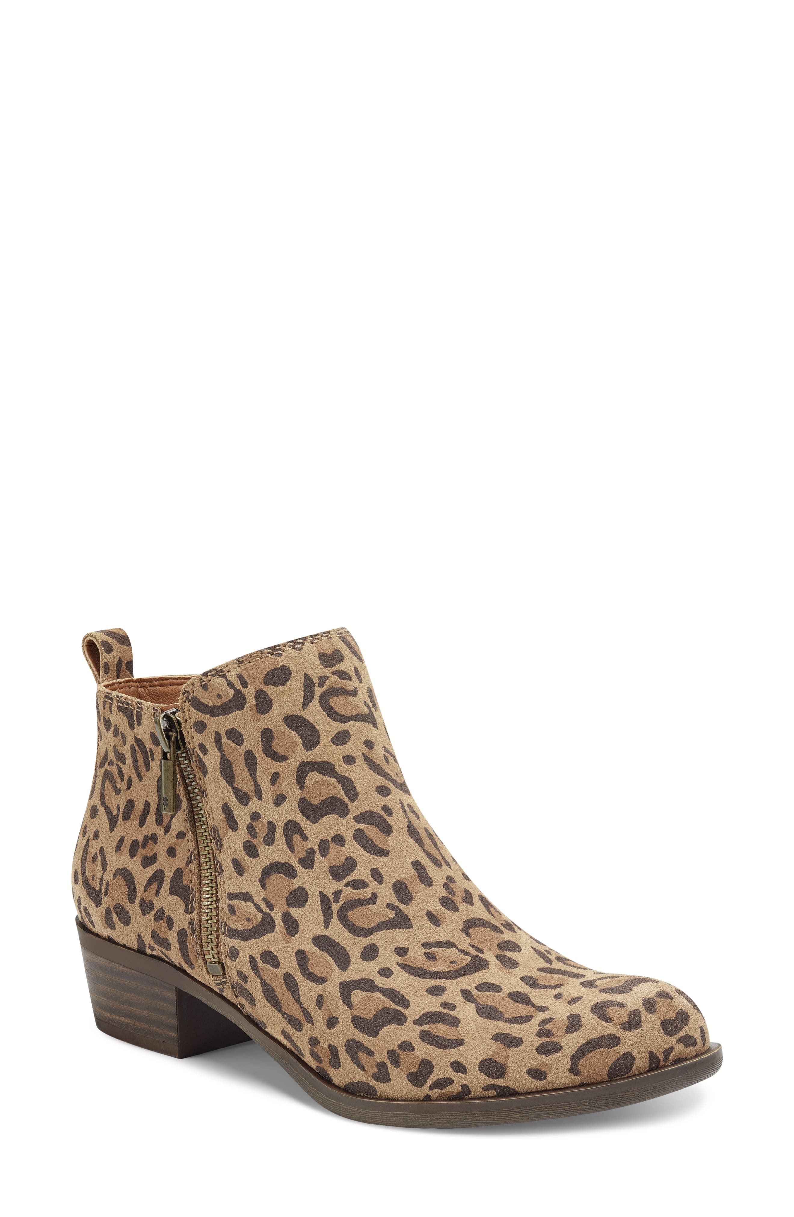 lucky brand basel bootie java