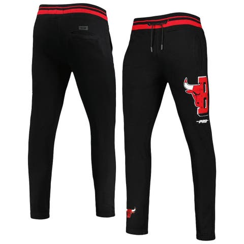 Men's Chicago Bulls Pro Standard Black 6x NBA Finals Champions Mash Up Capsule Varsity Full-Zip Jacket