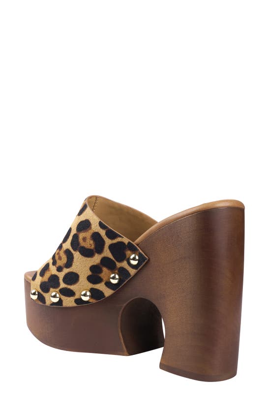 Zigi Atlas Platform Slide Sandal In Leolt