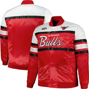 Bulls mitchell and ness 2025 jacket