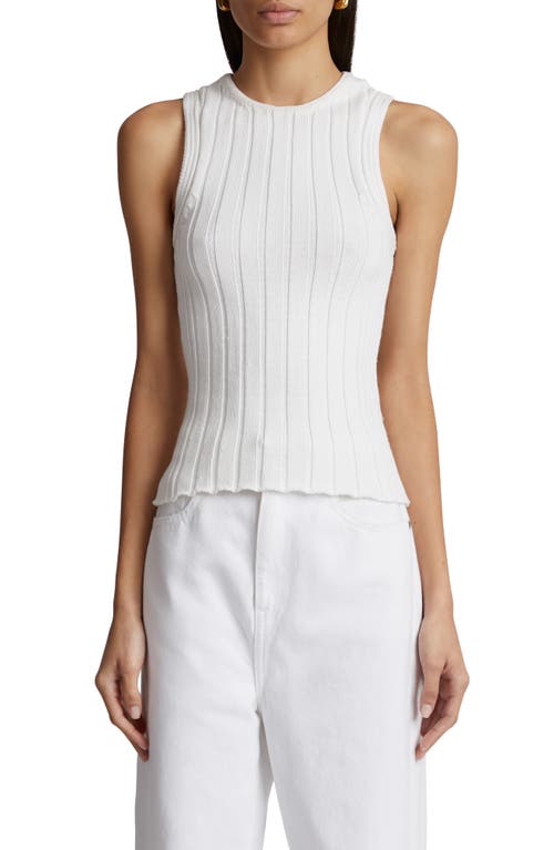 Khaite Manu Rib Sleeveless Sweater at Nordstrom,