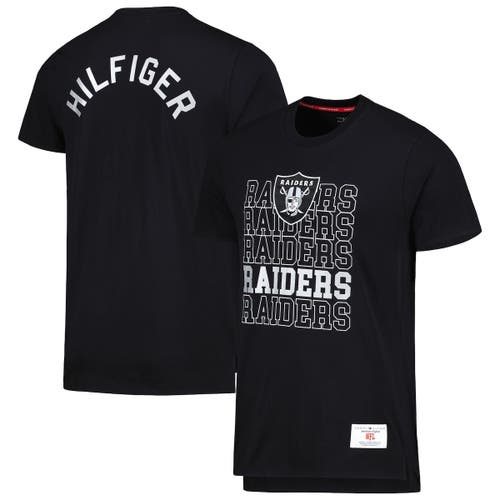 Men's Tommy Hilfiger Black Las Vegas Raiders Liam T-Shirt