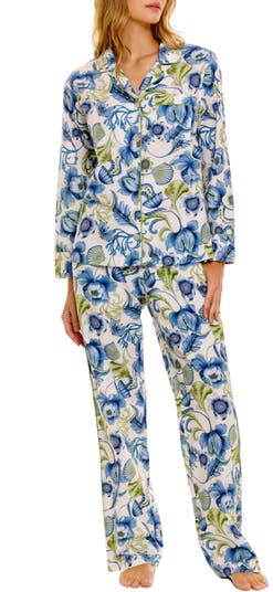 The Lazy Poet Nina Green Medusa Cotton Pajamas | Nordstrom