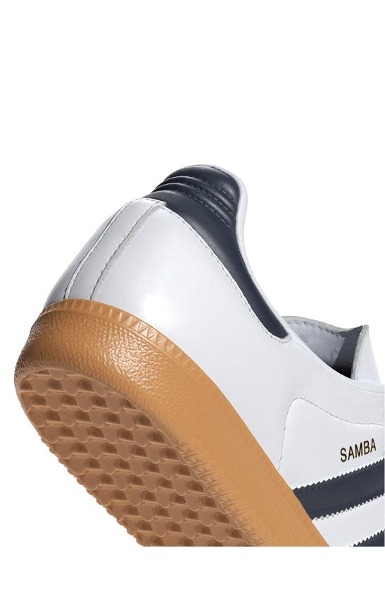 Shop Adidas Originals Gender Inclusive Samba Og Sneaker In White/ Night Indigo/ Gum