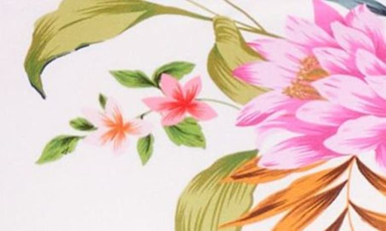 Shop Vitamin A Gia Floral Triangle Bikini Top In Summer Bloom Ecolux