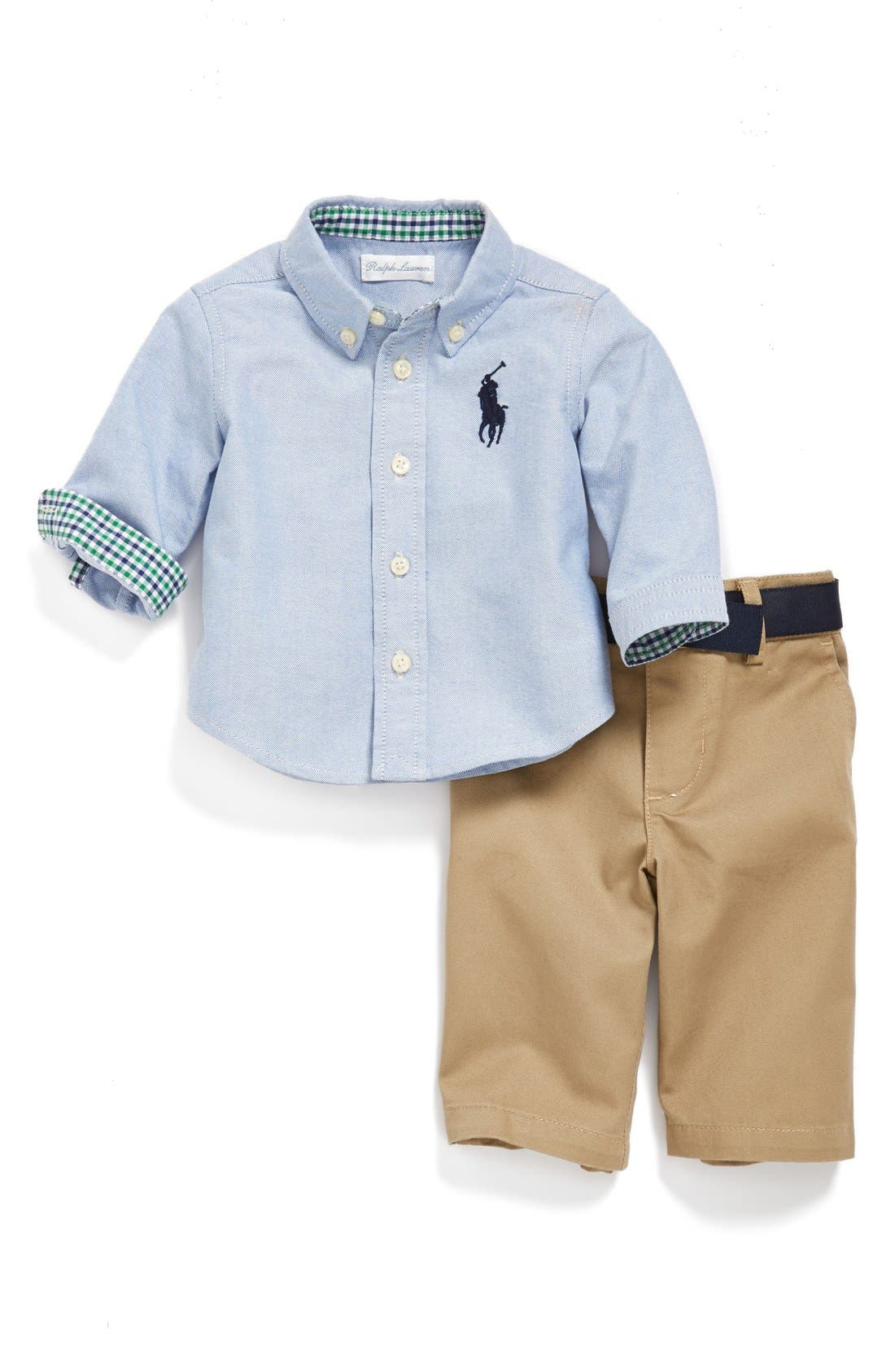 Ralph Lauren Oxford Shirt & Chinos (Baby Boys) Nordstrom