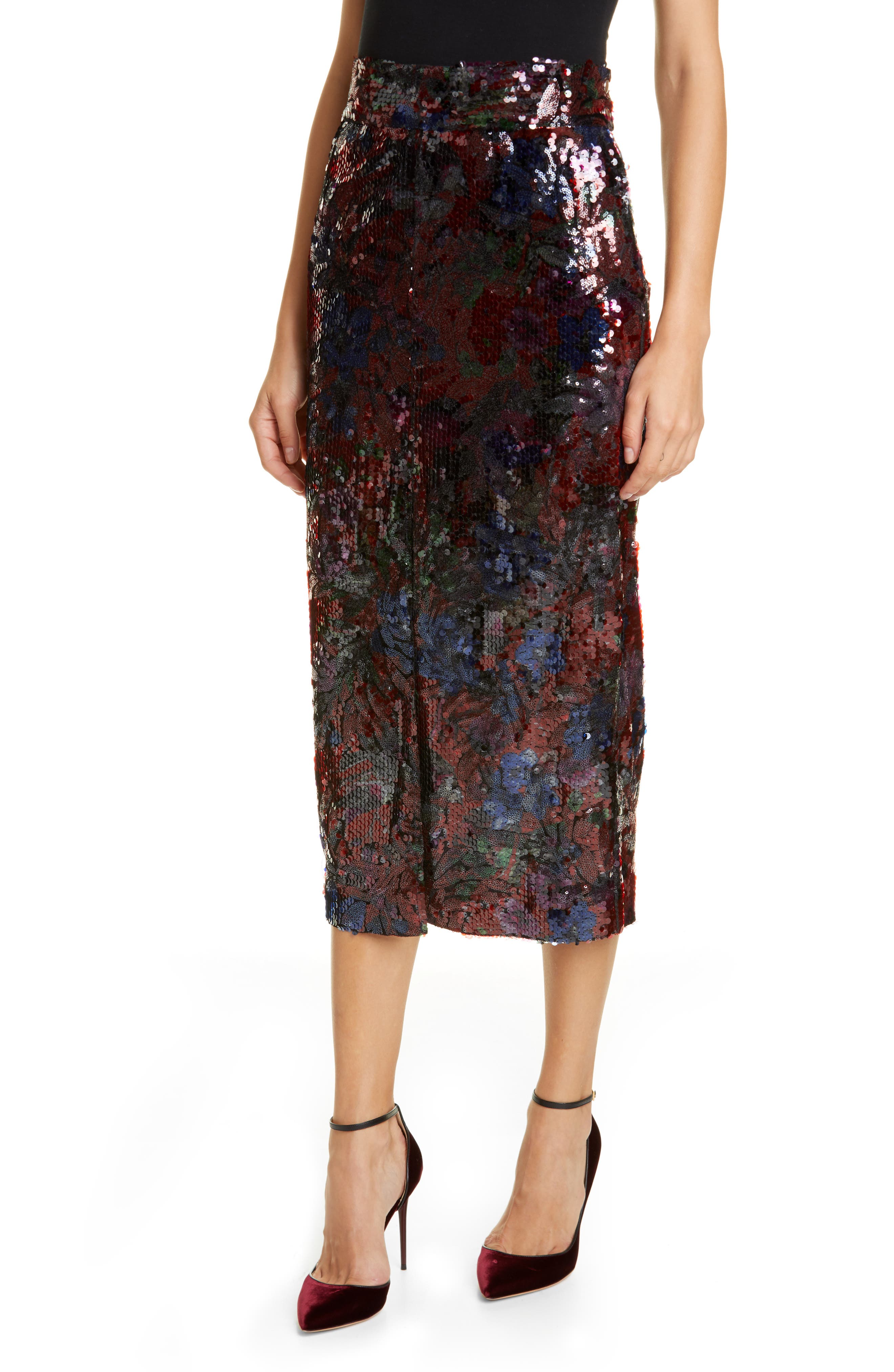 Leith Sequin Midi Skirt 2024 asemediads