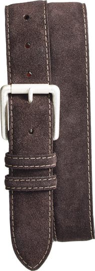 Italian Braided Leather & Linen Belt in Cognac/Taupe by Torino