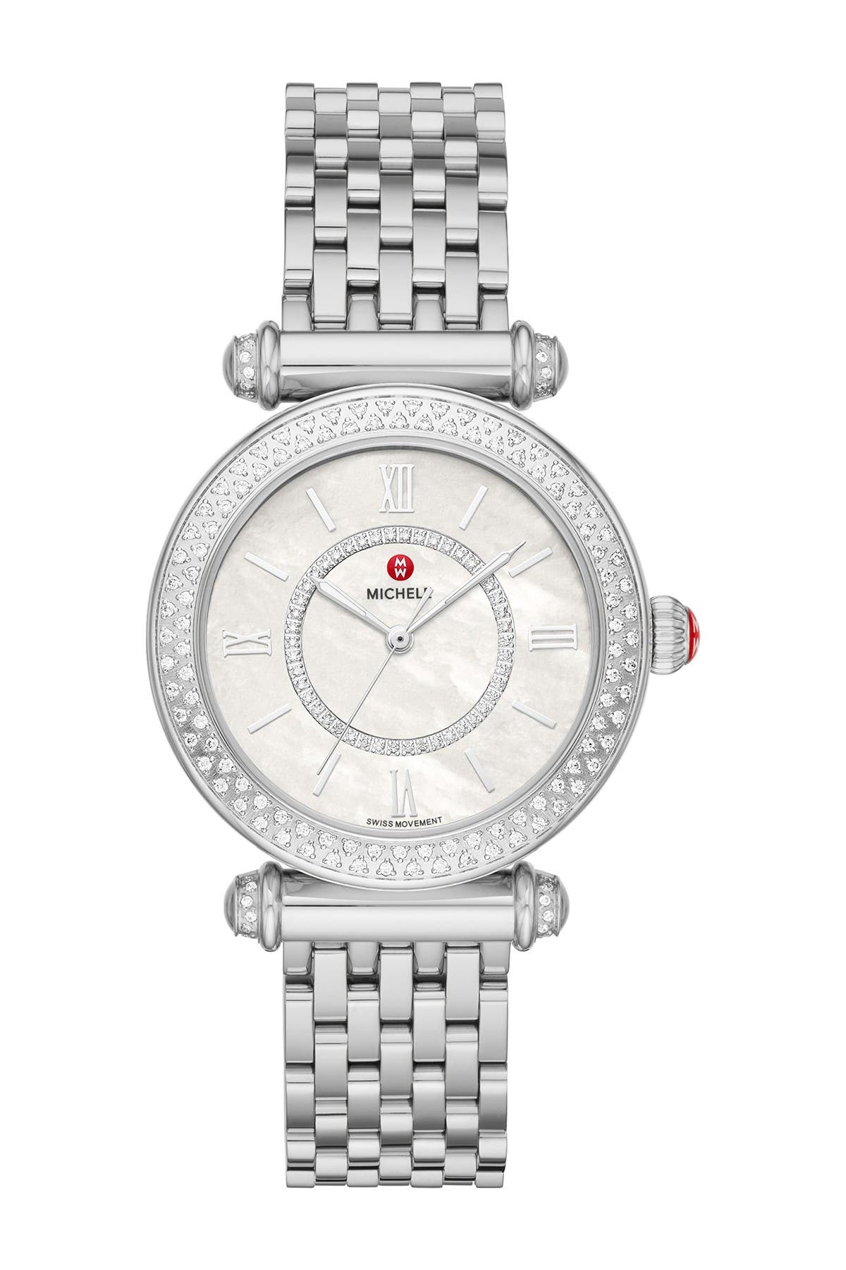 michele caber diamond watch