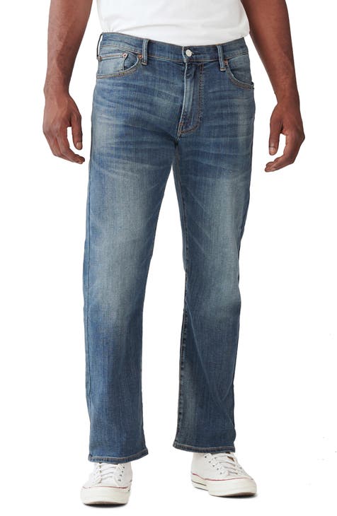 Vintage Lucky Brand Ligh Wash Blue Denim Straight Leg Jeans Mens 42 