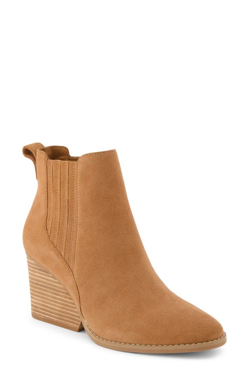 Shop Toms Noa Suede Chelsea Boot In Brown