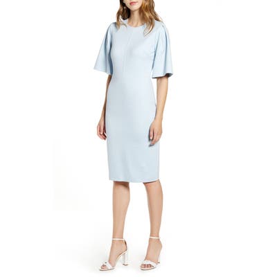 Rachel Parcell Flutter Sleeve Ponte Dress, Size - (Nordstrom Exclusive)