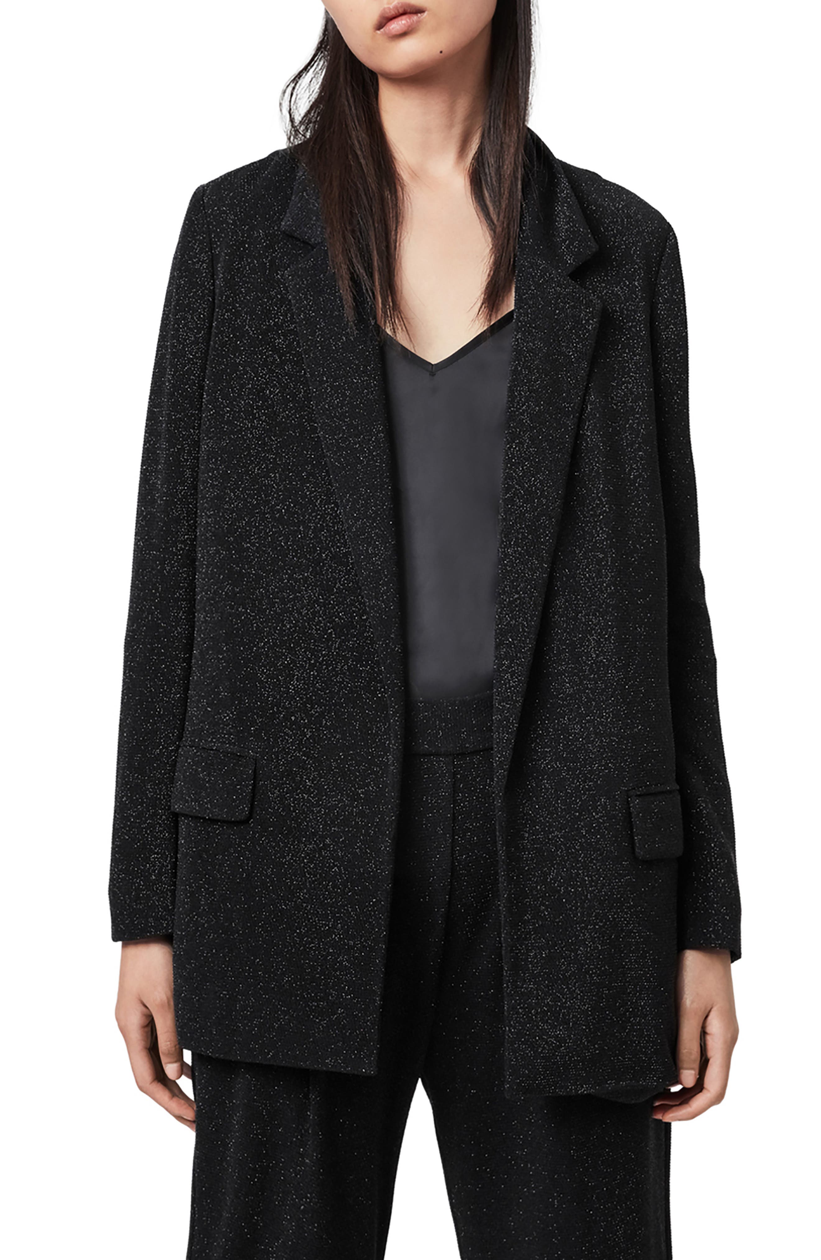 ALLSAINTS Alieda Shimmer Blazer Nordstrom