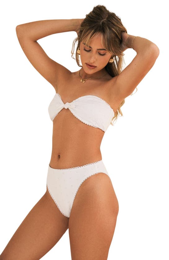 Shop Dippin Daisys Piper Cheeky Bikini Bottom In White