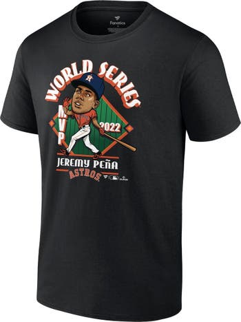 FANATICS Men's Fanatics Branded Jeremy Peña Black Houston Astros 2022 World  Series Champions MVP Big & Tall Name & Number T-Shirt