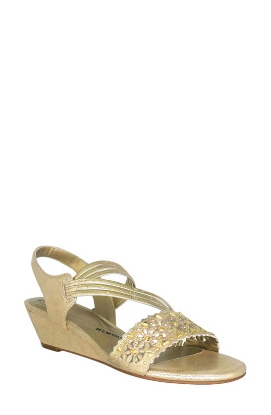 Shop Impo Gatrina Wedge Sandal In Gold