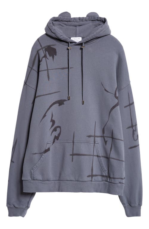 Shop Collina Strada Bear Hoodie In Charcoal