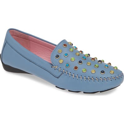 Robert Zur Misto Moccasin Loafer- Blue/green