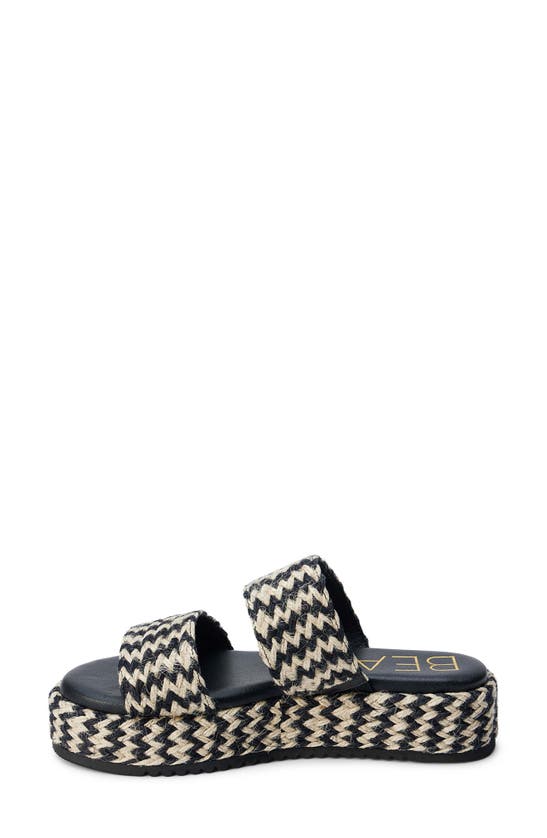 Shop Beach By Matisse Borderline Platform Sandal In Black Multi
