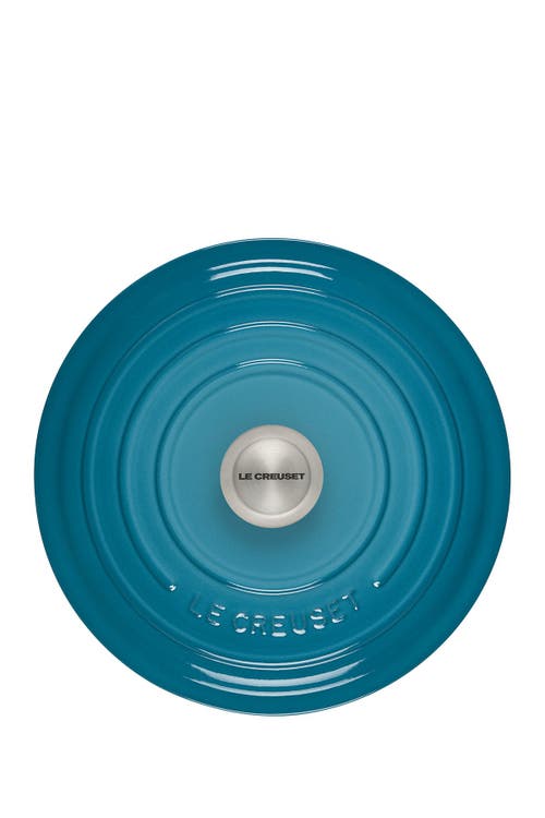Le Creuset Signature 5.5-quart Round Enamel Cast Iron Dutch Oven In Caribbean