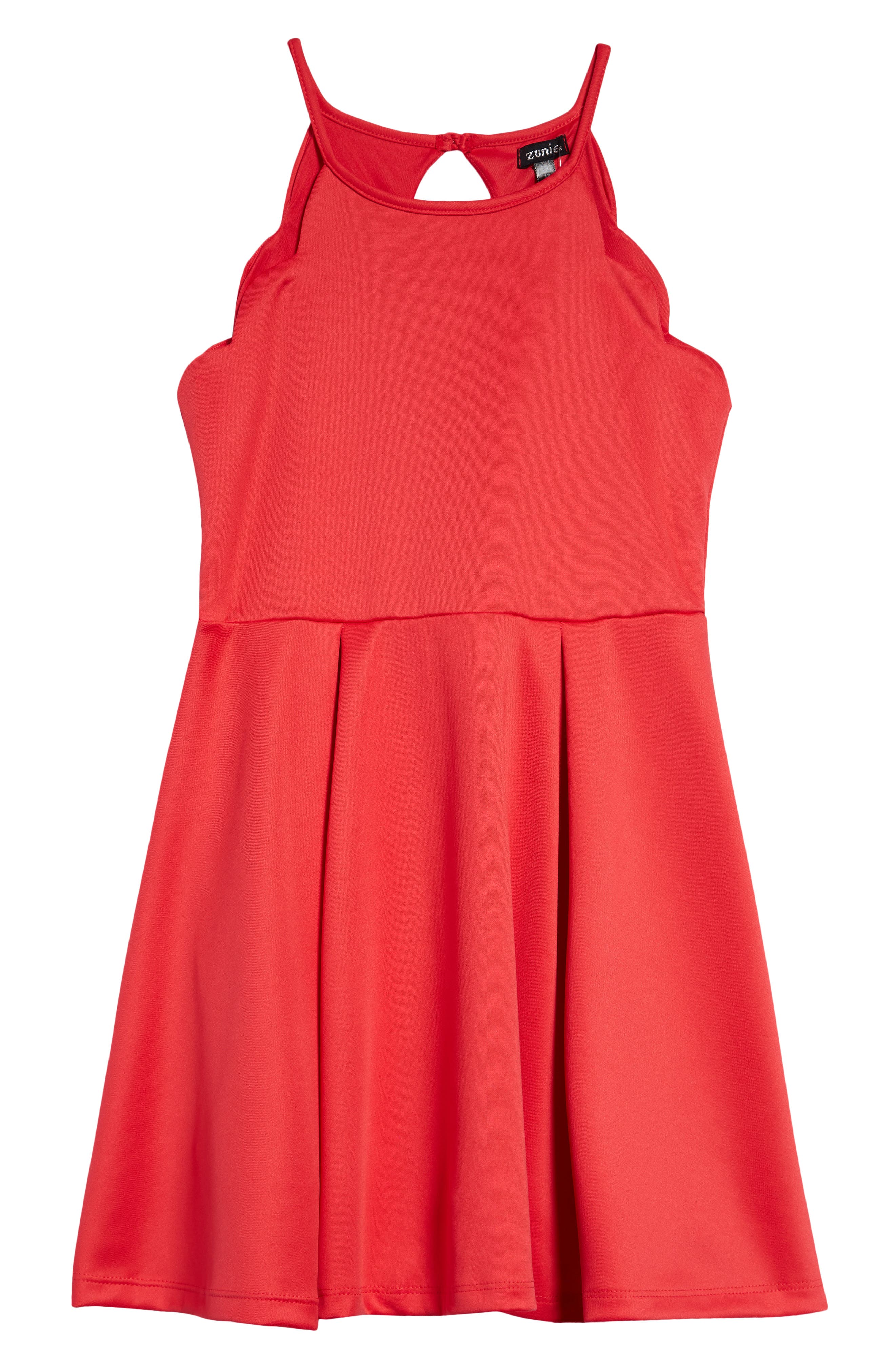 Zunie Kids' Scalloped Strappy Skater 
