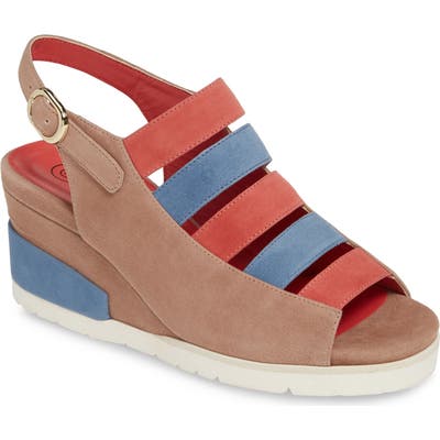 Pas De Rouge Fleur Wedge Sandal