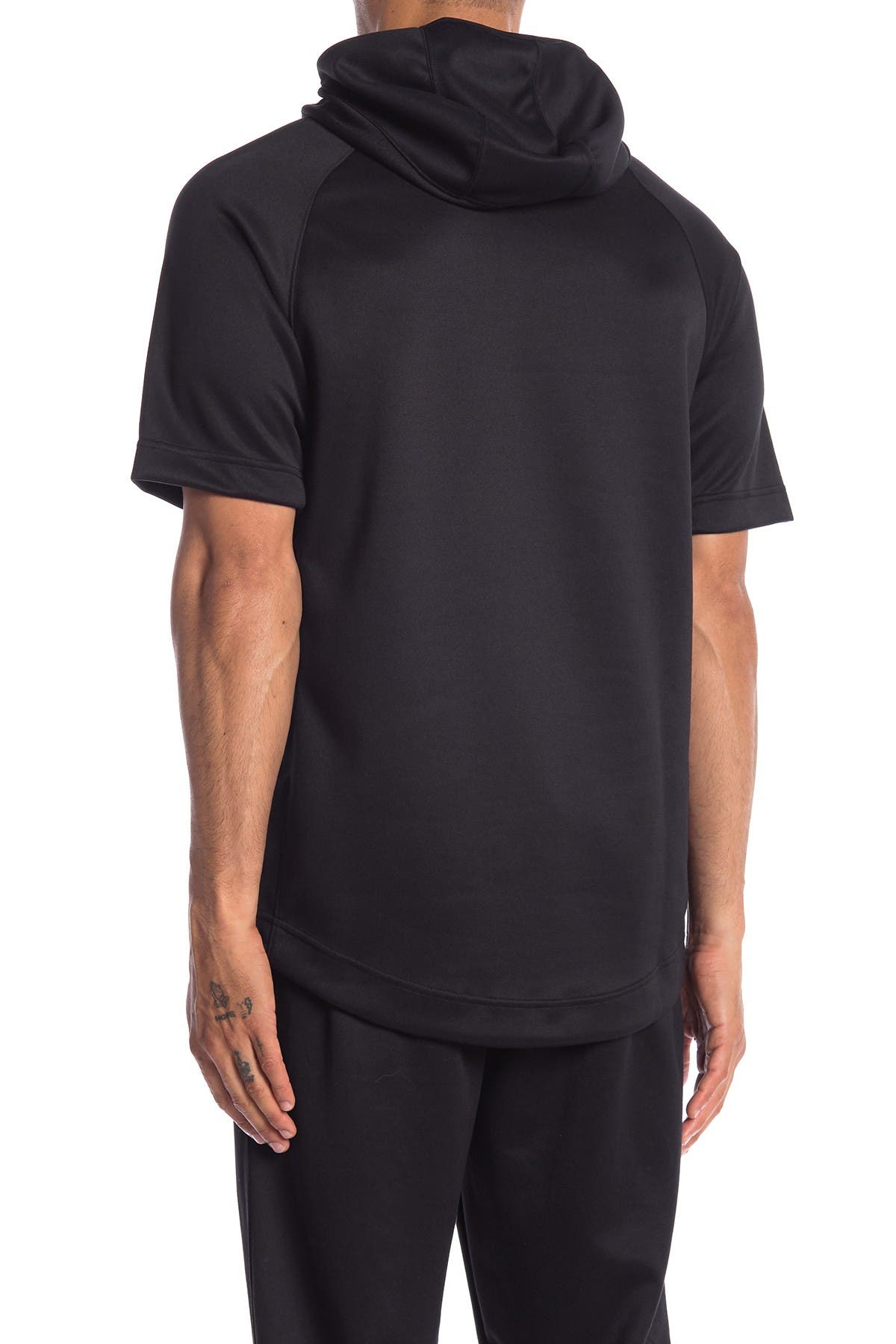 nike spotlight short sleeve hoodie