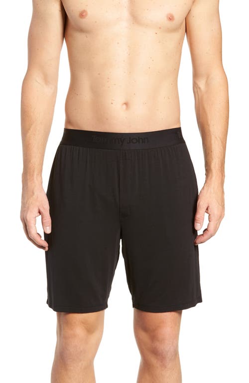 Second Skin Lounge Shorts in Black