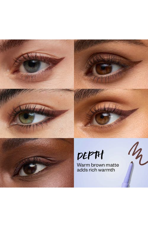 Kosas Soulgazer Intensifying Gel Eyeliner In Depth - Warm Brown Matte