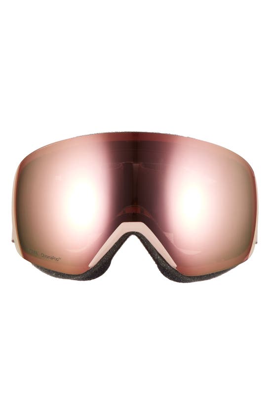 Click to view more detailed imagery on our partner's website Smith Skyline 205mm Chromapop Snow Goggles In Rock Salt / Tannin/ Rose Gold