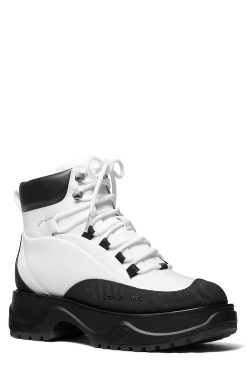 UPC 196238123793 product image for MICHAEL Michael Kors Dupree Hiker Boot in Black/Optic White at Nordstrom, Size 7 | upcitemdb.com