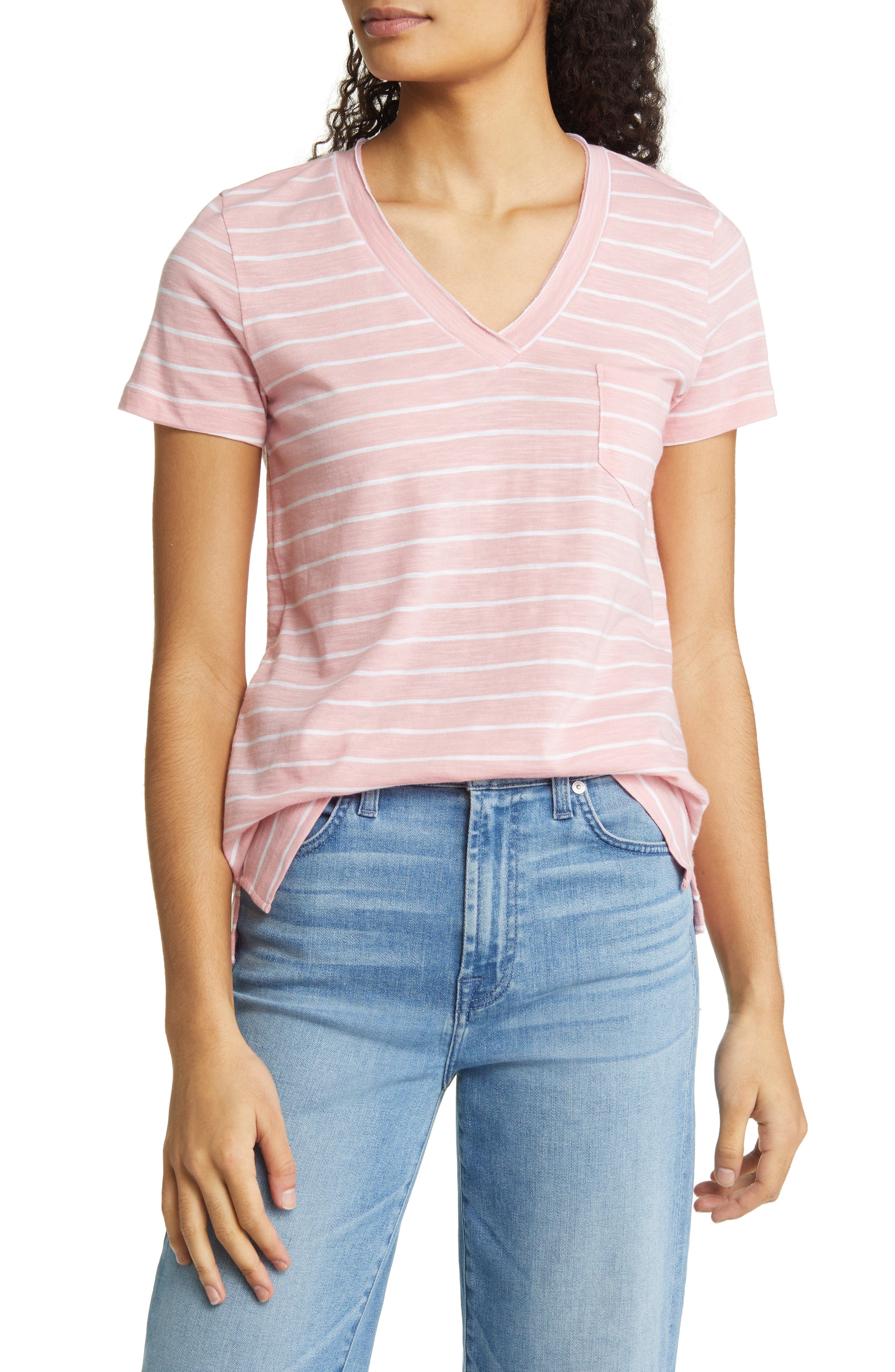 trendy pink tops