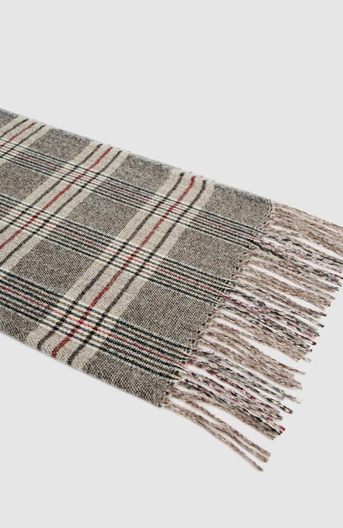 Belle & Bloom Aspen Plaid Scarf In Military