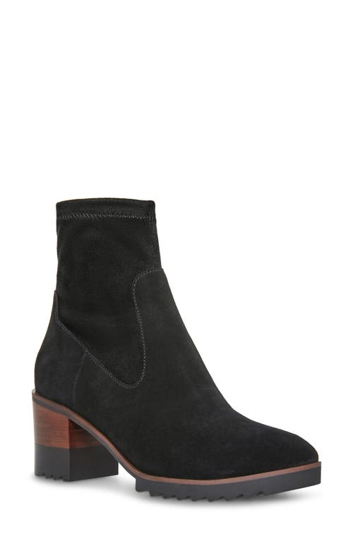 Robyn Waterproof Bootie in Black Suede