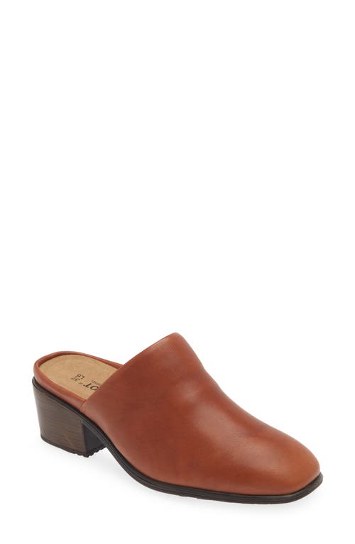 Naot Dedicate Mule in Brown Peanut Leather 