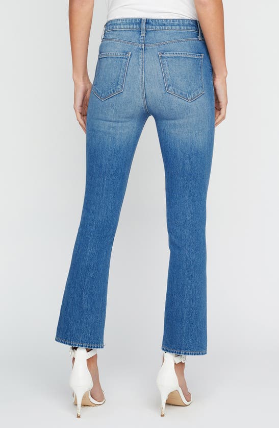 Shop L Agence L'agence Mira Crop Micro Bootcut Jeans In Cowan