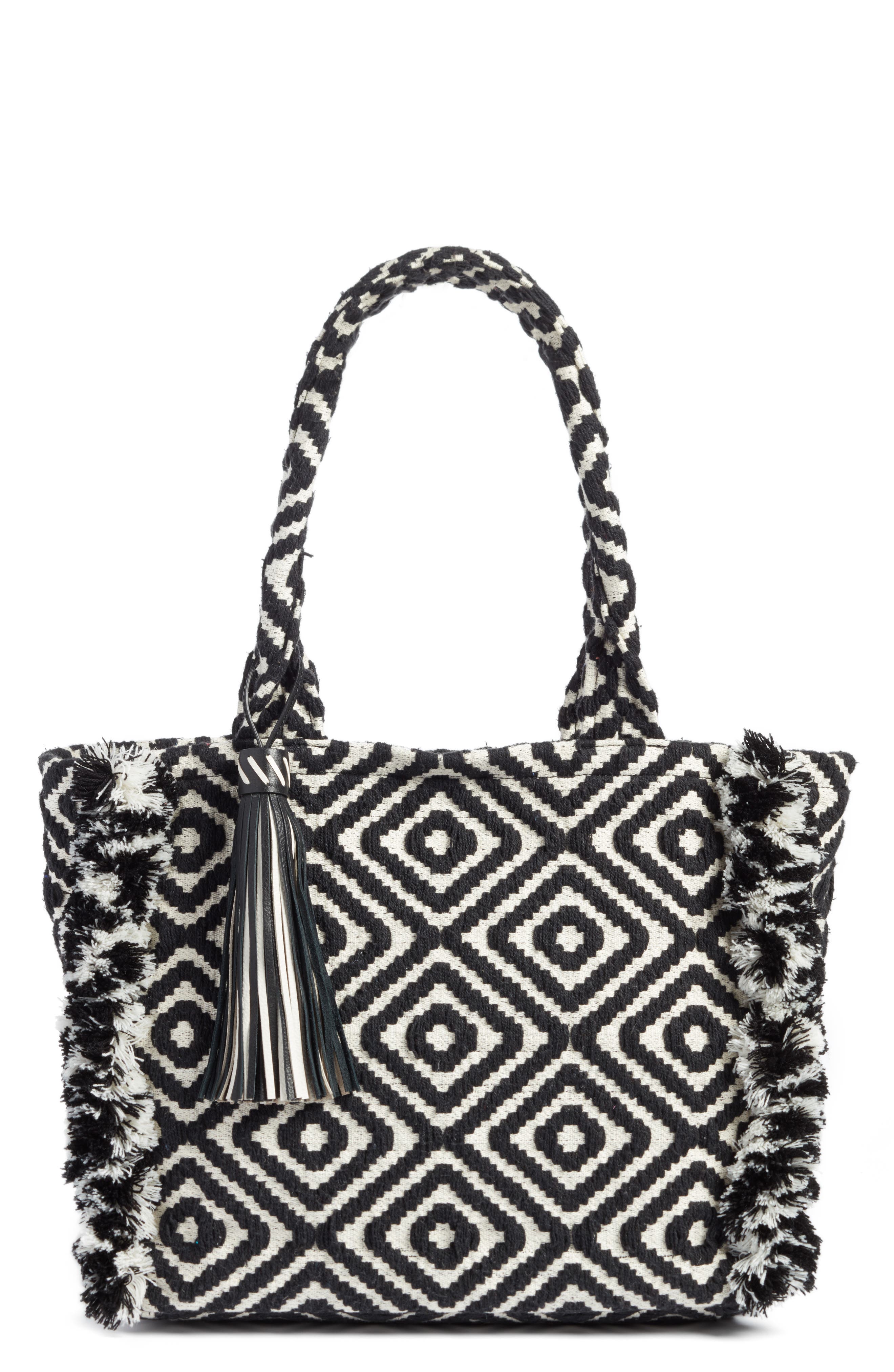 rebecca minkoff woven bag