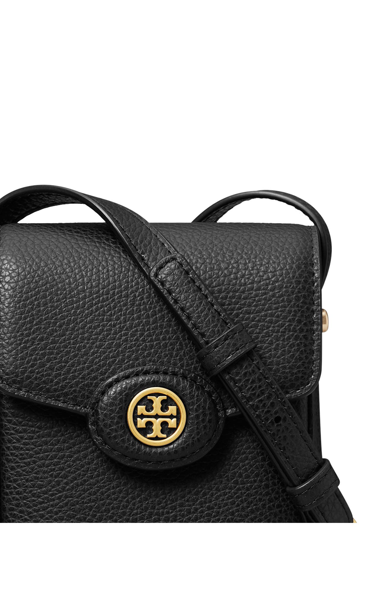 Tory Burch Robinson Pebbled Leather Phone Crossbody Bag Nordstrom