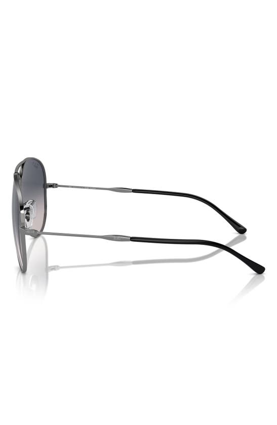 Shop Ray Ban Ray-ban Old Aviator 58mm Polarized Sunglasses In Gunmetal